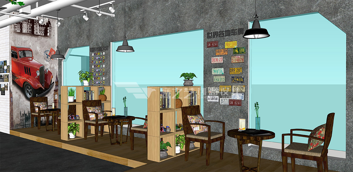 孟想家汽车服务连锁设计-品牌与店面设计案例作品展示